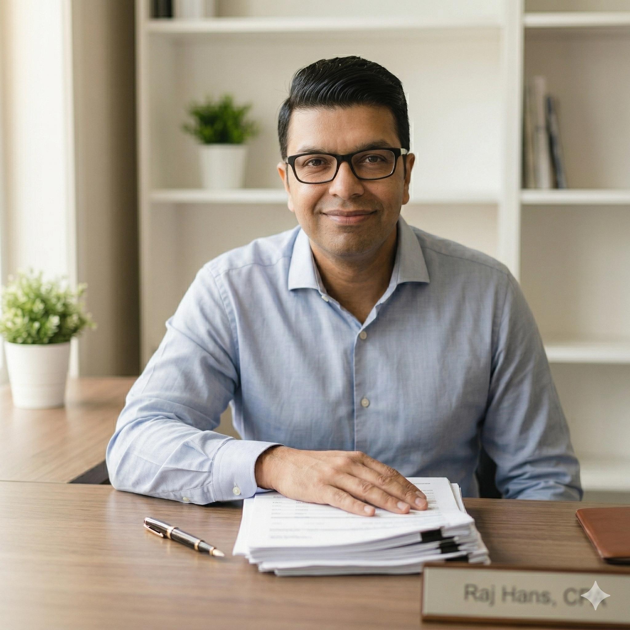 Raj Hans Sitting Headshot
